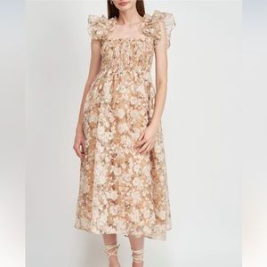 En Saison Remy Smocked Floral Dress